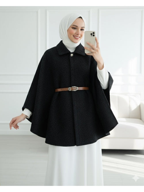 Kaşe Pelerin Panço