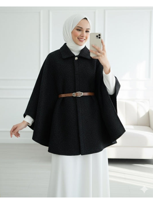 Kaşe Pelerin Panço